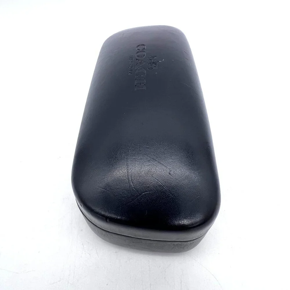 Coach New York Black Hard Shell Clamshell Eyeglass Sunglass Case - Picture 6 of 11